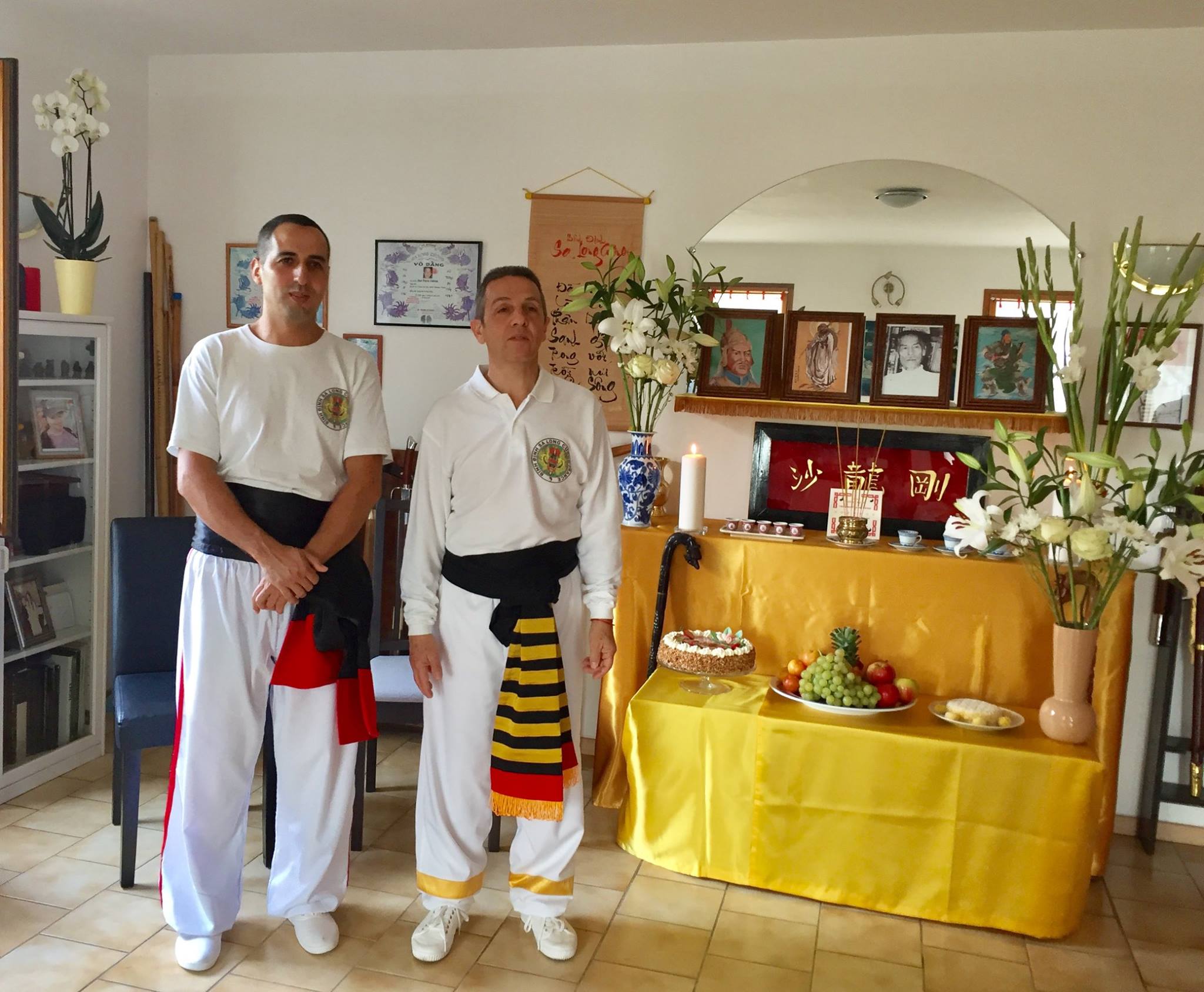 Võ Sư Jean Pierre Cabras avec Brahim