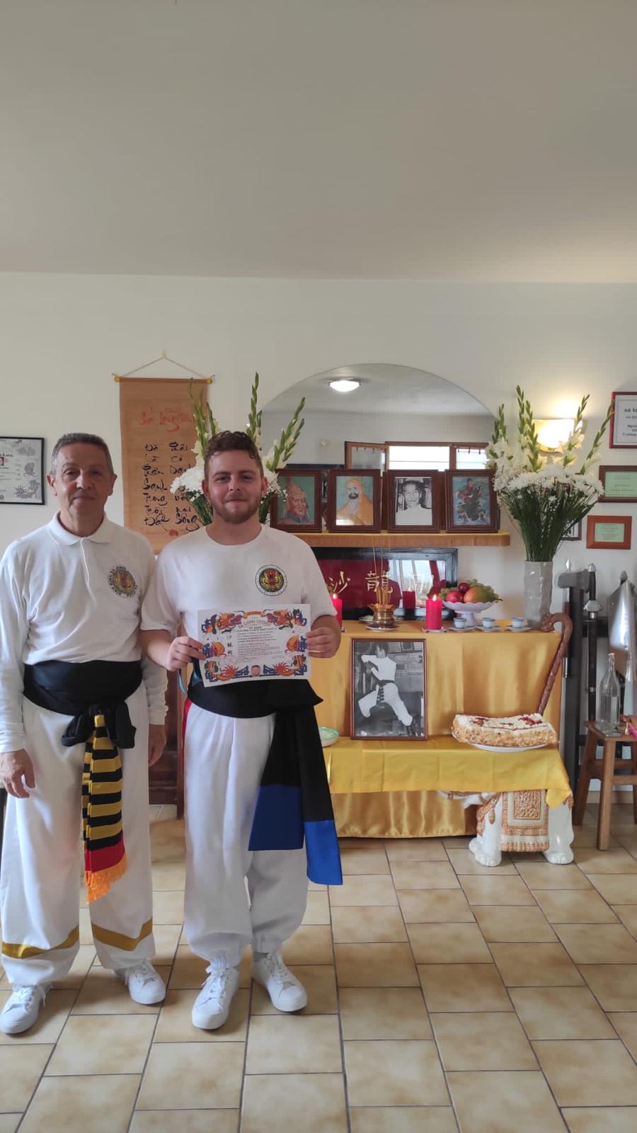 Võ Sư Jean Pierre Cabras avec Enzo