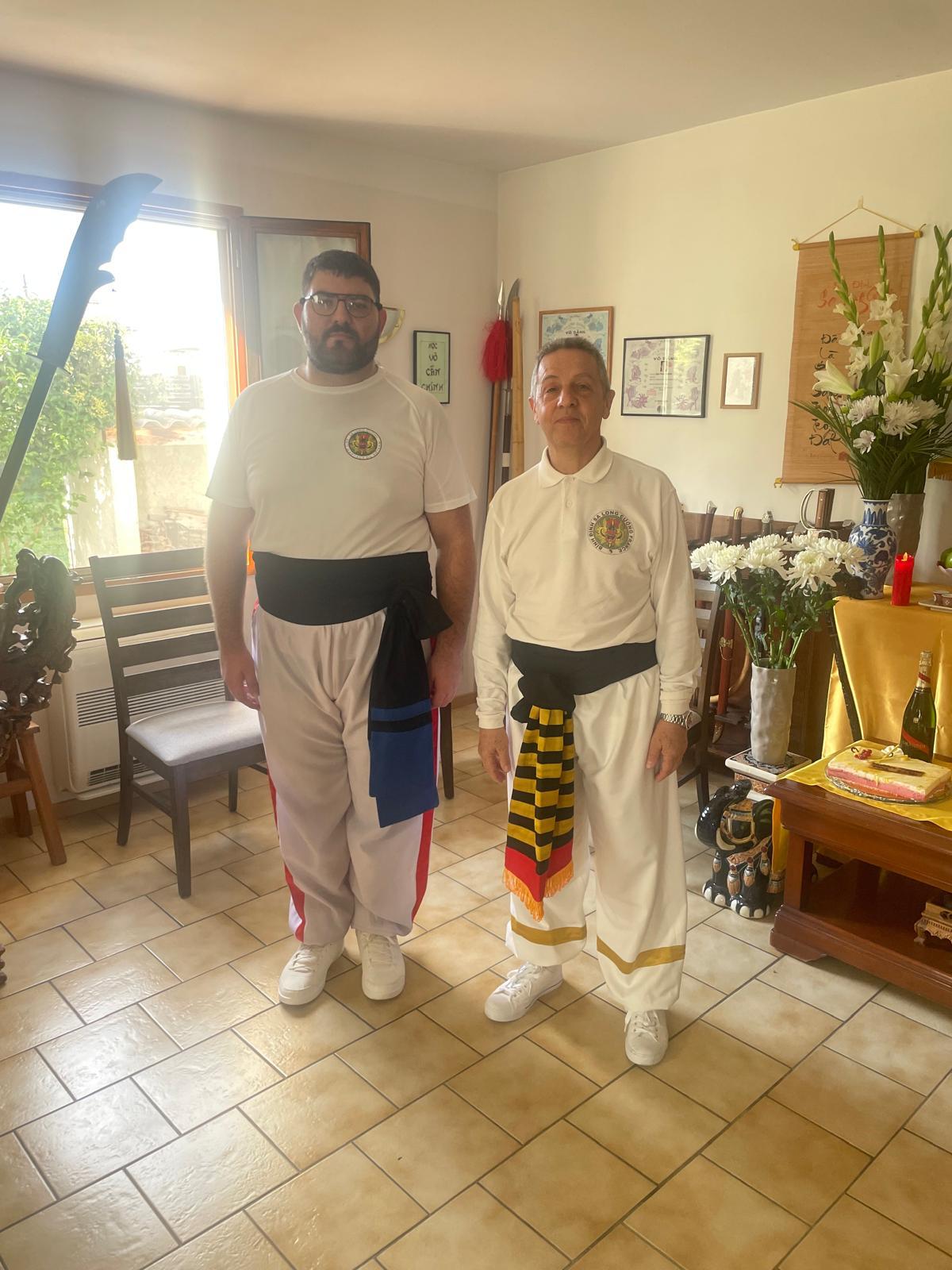 Võ Sư Jean Pierre Cabras avec Guillaume