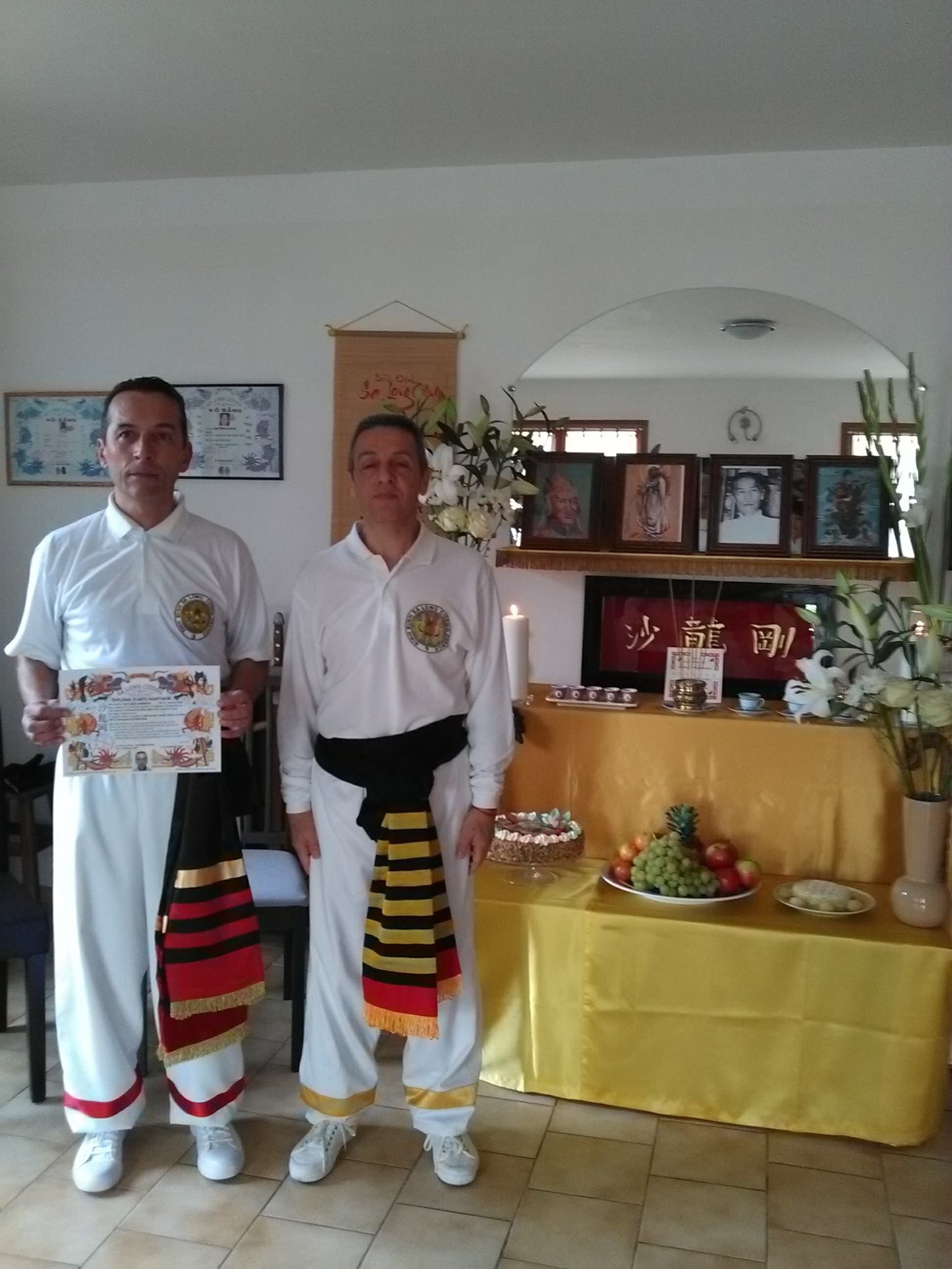 Võ Sư Jean Pierre Cabras avec Rolland